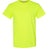 Mens Heavy Cotton 100% Cotton T-Shirt Small Safety Green Short Sleeve T-Shirts