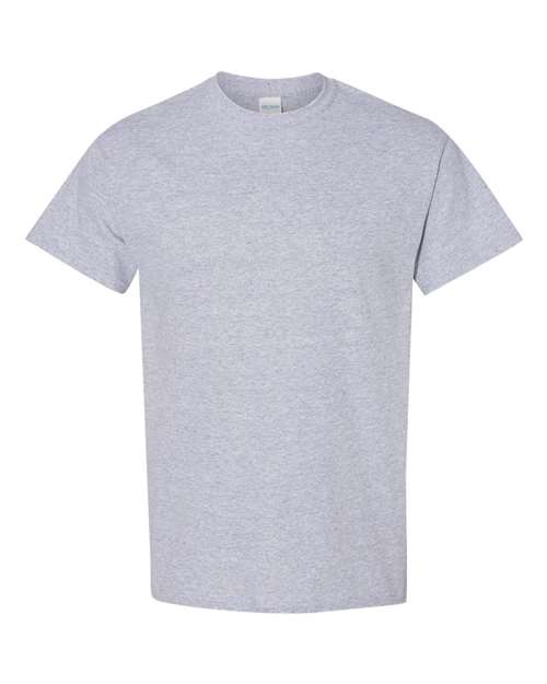Mens Heavy Cotton 100% Cotton T-Shirt Small Sport Grey Short Sleeve T-Shirts