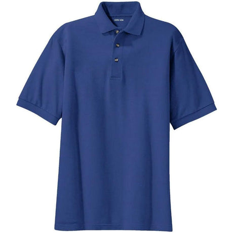 Men's Heavyweight Cotton Pique Polo XS Royal Polos/Knits
