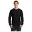 Mens Long Sleeve 5.4 - oz. 100% Cotton T-Shirt Small Jet Black Short Sleeve T-Shirts