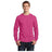 Mens Long Sleeve 5.4 - oz. 100% Cotton T-Shirt Small Sangria Short Sleeve T-Shirts