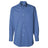 Men's Long Sleeve Baby Twill Shirt Cobalt Small
