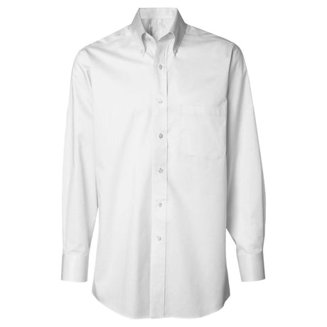 Men's Long Sleeve Baby Twill Shirt White Small