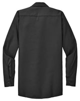Men's Long Sleeve Industrial Work Shirt Charcoal Small