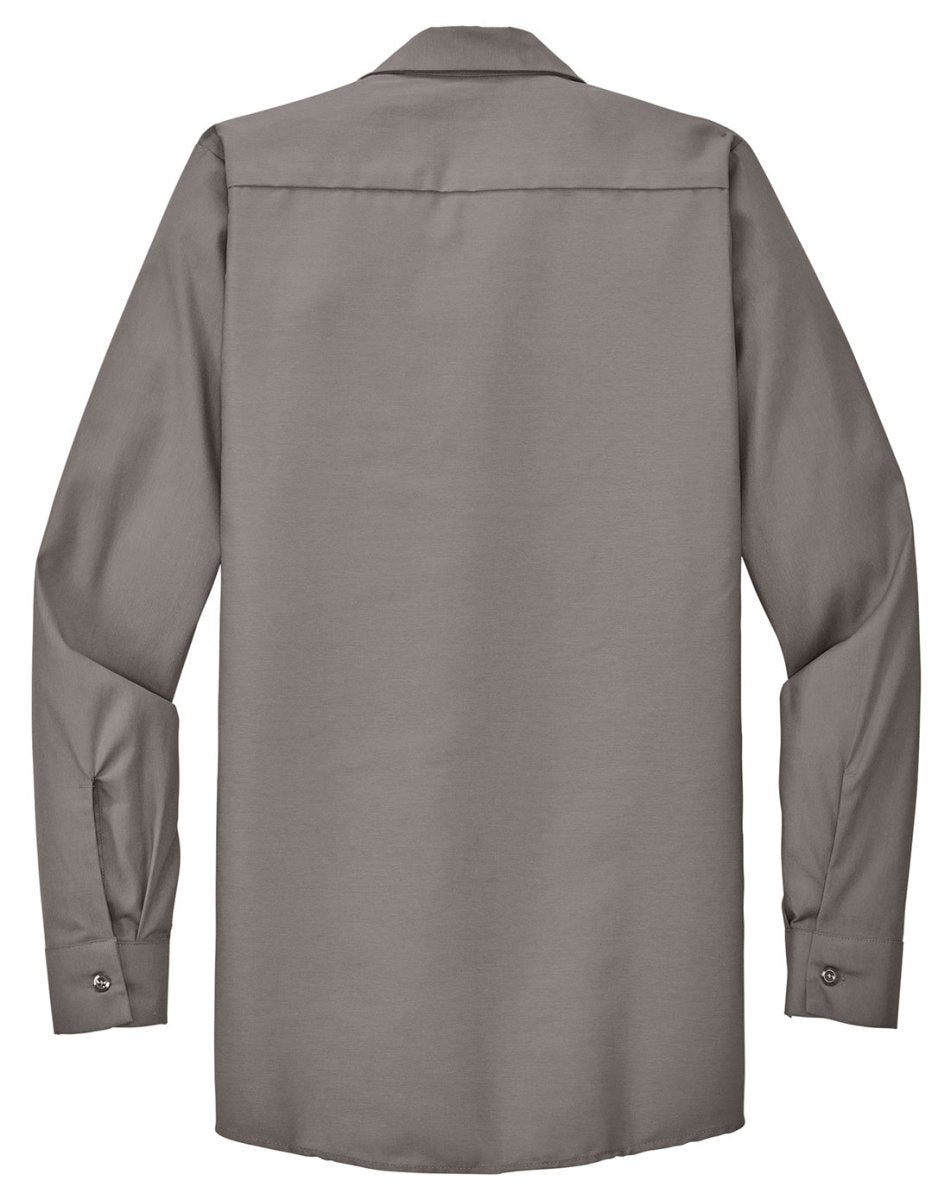 Men's Long Sleeve Industrial Work Shirt Grey Small