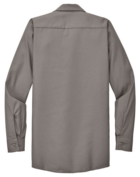 Men's Long Sleeve Industrial Work Shirt Grey Small