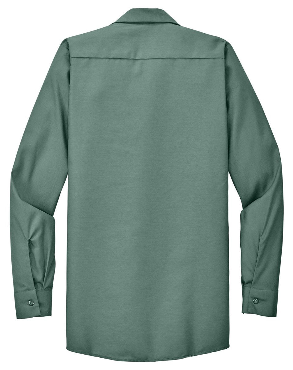 Men's Long Sleeve Industrial Work Shirt Light Green Small