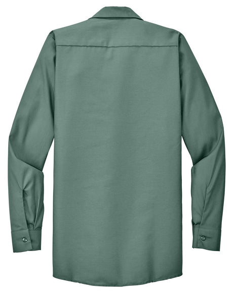 Men's Long Sleeve Industrial Work Shirt Light Green Small