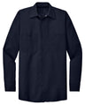 Men's Long Sleeve Industrial Work Shirt Navy Small