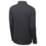 Men's Long Sleeve Micropique Sport - Wick Polo Forest Green X - Small Polos/Knits