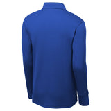 Men's Long Sleeve Micropique Sport - Wick Polo True Royal X - Small Polos/Knits