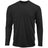 Mens Long Sleeve Moisture Wicking Athletic Shirts in Mens Sizes XS - 4XL Black X - Small Athletic Long Sleeve T-Shirts