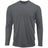 Mens Long Sleeve Moisture Wicking Athletic Shirts in Mens Sizes XS - 4XL Iron Grey X - Small Athletic Long Sleeve T-Shirts