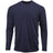 Mens Long Sleeve Moisture Wicking Athletic Shirts in Mens Sizes XS - 4XL Truenavy X - Small Athletic Long Sleeve T-Shirts