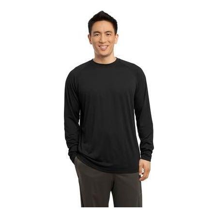 Mens Long Sleeve Ultimate Performance Crew Medium Black