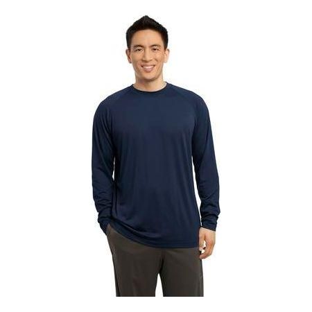 Mens Long Sleeve Ultimate Performance Crew Medium True Navy