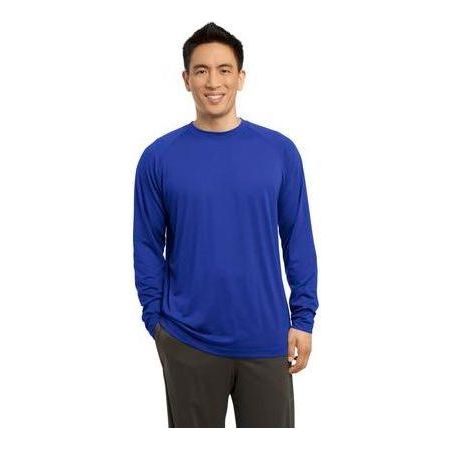 Mens Long Sleeve Ultimate Performance Crew Medium True Royal