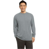 Mens Long Sleeve Ultimate Performance Crew X - Small Heather Grey