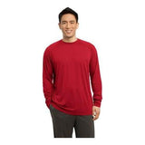 Mens Long Sleeve Ultimate Performance Crew X - Small True Red