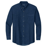 Mens Long Sleeve Value Denim Shirt X - Small Ink Blue Denim Shirts