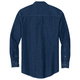 Mens Long Sleeve Value Denim Shirt X - Small Ink Blue Denim Shirts