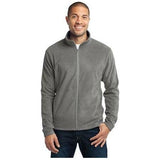 Mens Microfleece Jacket Large Pearl Grey Fleece Jackets