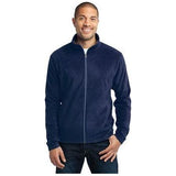 Mens Microfleece Jacket Small True Navy Fleece Jackets