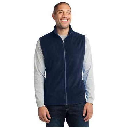 Men's Microfleece Vest 3X - Large True Navy