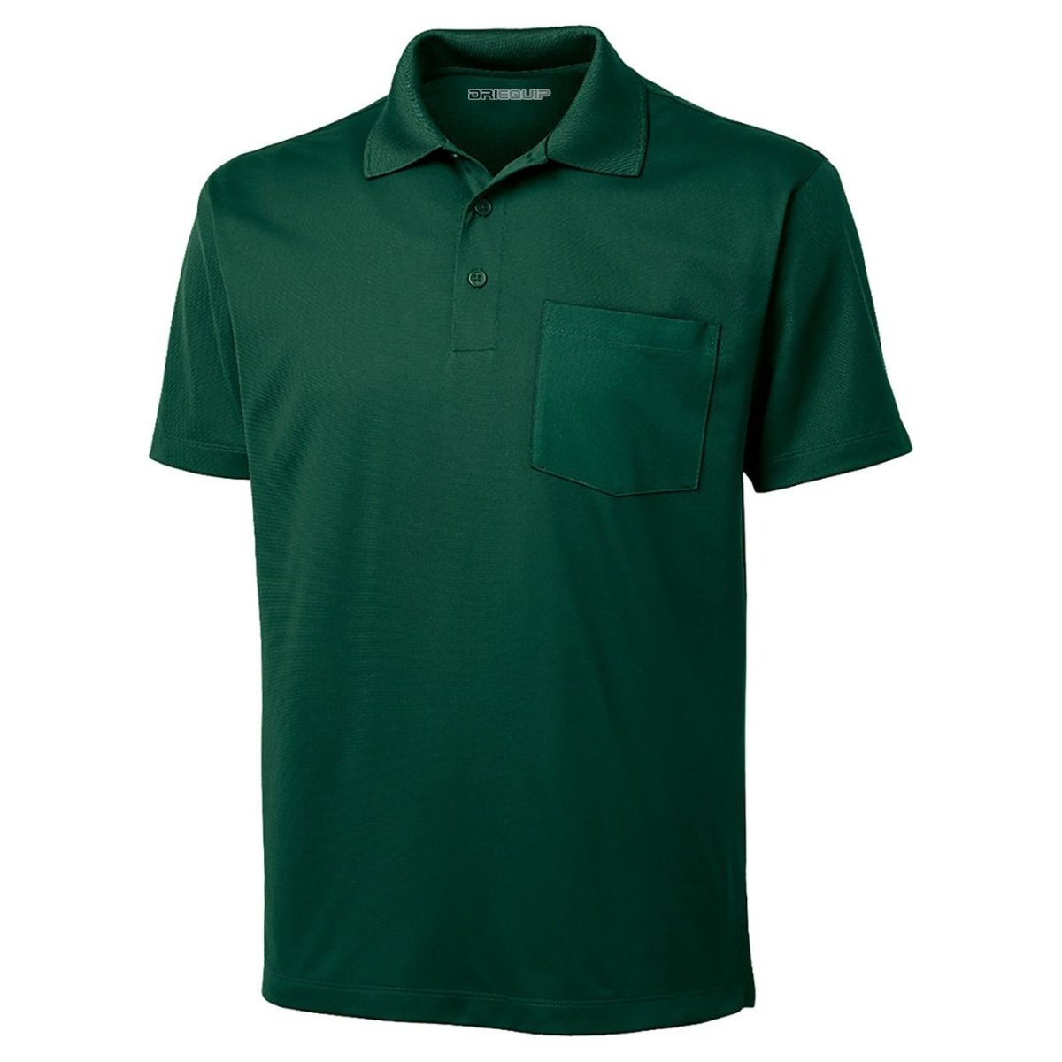 Mens Micropique Sport - Wick Pocket Polo Forest Green X - Small Polos/Knits