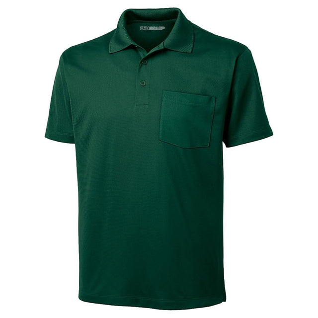 Mens Micropique Sport - Wick Pocket Polo Forest Green X - Small Polos/Knits