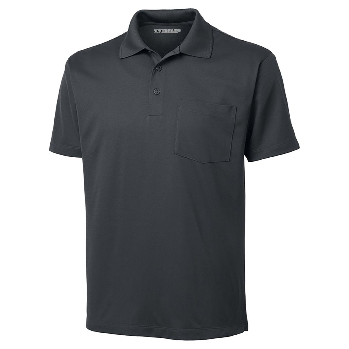 Mens Micropique Sport - Wick Pocket Polo Iron Grey X - Small Polos/Knits