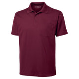 Mens Micropique Sport - Wick Pocket Polo Maroon X - Small Polos/Knits