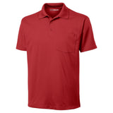 Mens Micropique Sport - Wick Pocket Polo True Red X - Small Polos/Knits
