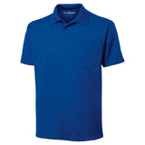 Mens Micropique Sport - Wick Pocket Polo True Royal X - Small Polos/Knits