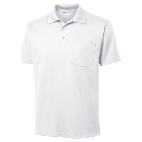 Mens Micropique Sport - Wick Pocket Polo White X - Small Polos/Knits