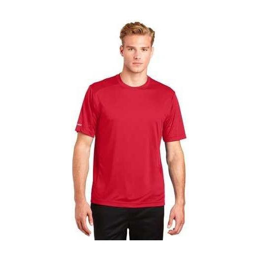 Men's Moisture Wicking Elevate Tee X - Small True Red Short Sleeve T-Shirts