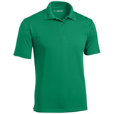 Mens Moisture Wicking Micropique Golf Polos Kelly Green Small