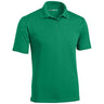 Mens Moisture Wicking Micropique Golf Polos Kelly Green Small