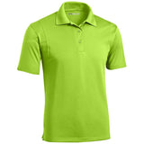 Mens Moisture Wicking Micropique Golf Polos Kelly Green Small