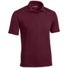 Mens Moisture Wicking Micropique Golf Polos Maroon Small