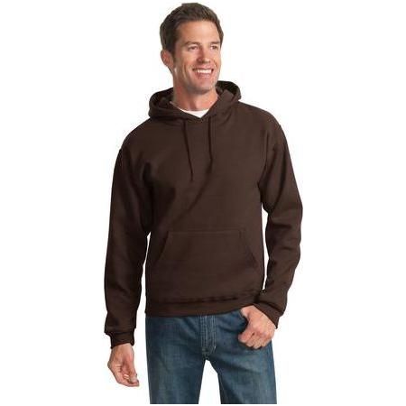 Mens NuBlend Pullover Hooded Sweatshirt Small Khaki Sweatshirts