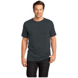 Mens Perfect Weight Crew Tee X - Small Heathered Charcoal Short Sleeve T-Shirts