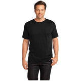Mens Perfect Weight Crew Tee X - Small Jet Black Short Sleeve T-Shirts