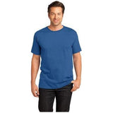 Mens Perfect Weight Crew Tee X - Small Maritime Blue Short Sleeve T-Shirts