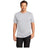 Mens Perfect Weight Crew Tee X - Small Silver Short Sleeve T-Shirts