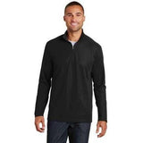 Men's Pinpoint Mesh 1/2 - Zip X - Small Battleship Grey