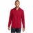 Men's Pinpoint Mesh 1/2 - Zip X - Small Rich Red