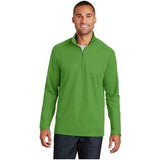 Men's Pinpoint Mesh 1/2 - Zip X - Small Treetop Green