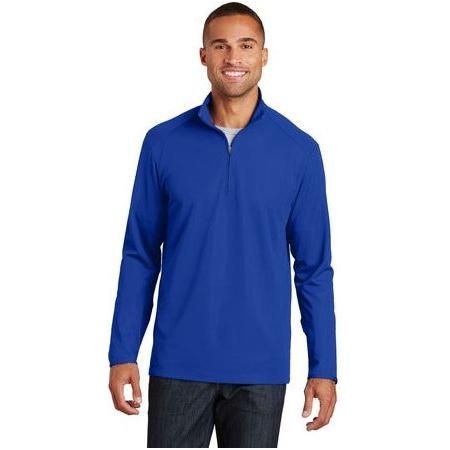 Men's Pinpoint Mesh 1/2 - Zip X - Small True Royal