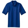 Mens Pique Knit Polo with Pocket X - Small Royal Polos/Knits